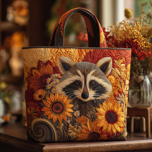 Midnight Bandit Quilted Tote Bag NCU0NT9227