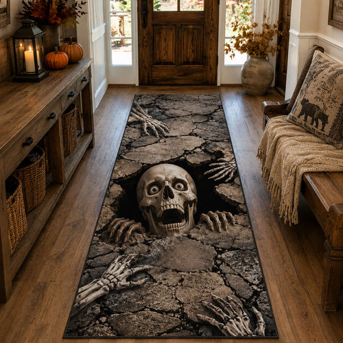 Midnight Bone Crawl Runner Carpet NCU0PT11951