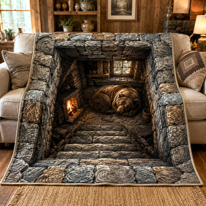 Midnight Burrow Quilted Blanket NCU0TV1936