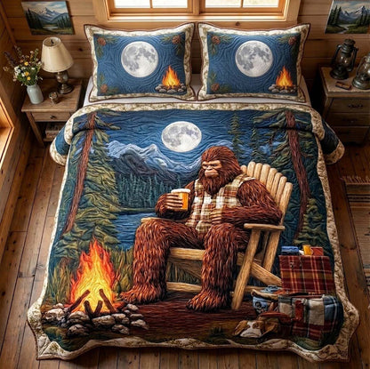 Midnight Campfire 3-Piece Quilted Bedding Set NCU0QD022