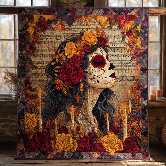 Midnight Catrina Quilted Blanket NCU0PT8534
