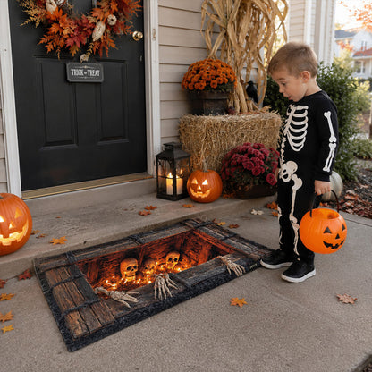 Midnight Cemetery Gate Doormat NCU0PT11885