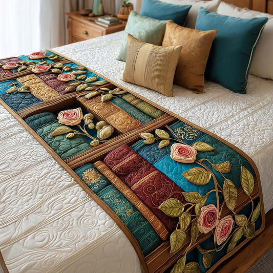 Midnight Chapters Quilted Bed Runner NCU0NT9272
