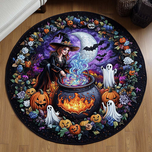 Midnight Charm Quilted Round Mat NCU0NT9474