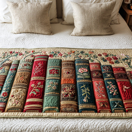 Midnight Cozy Reading Quilted Bed Runner NCU0TD1586