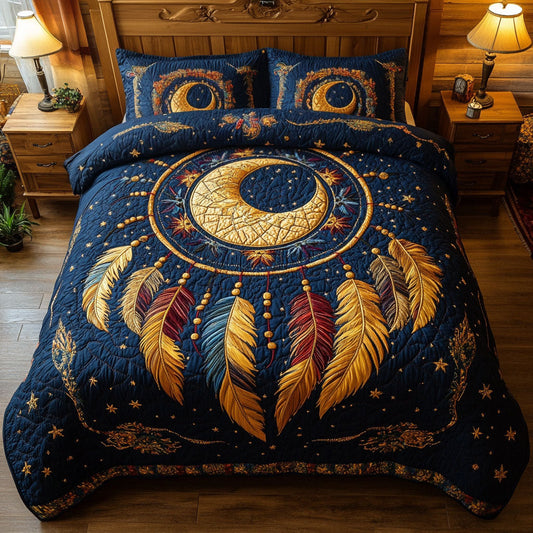 Midnight Dreams 3-Piece Quilted Bedding Set NCU0PT3496