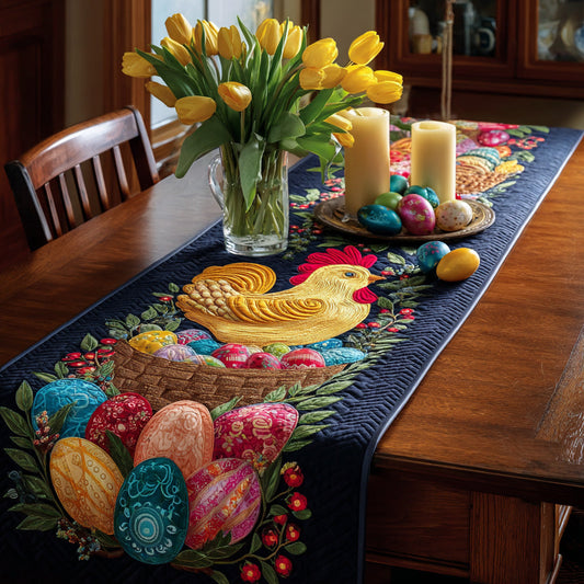Midnight Easter Quilted Table Runner NCU0VL3205