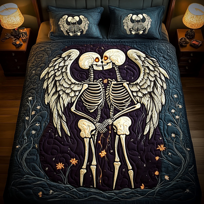 Midnight Embrace 3-Piece Quilted Bedding Set NCU0VH1920