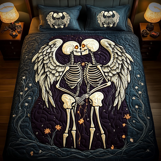 Midnight Embrace 3-Piece Quilted Bedding Set NCU0VH1920