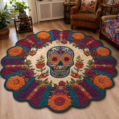 Midnight Fiesta Garden Custom Shape Area Rug NCU0PT12040