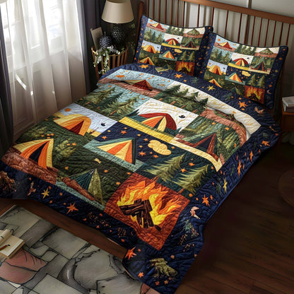 Midnight Fire 3-Piece Quilted Bedding Set NCU0NT633