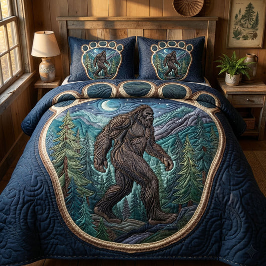 Midnight Forest 3-Piece Quilted Bedding Set NCU0NT12591