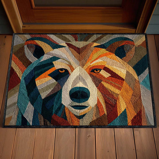 Midnight Forest Bear Doormat NCU0XD1242