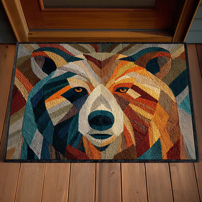 Midnight Forest Bear Doormat NCU0XD1242