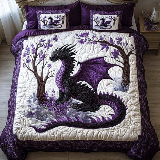 Midnight Fury 3-Piece Quilted Bedding Set NCU0NT7900