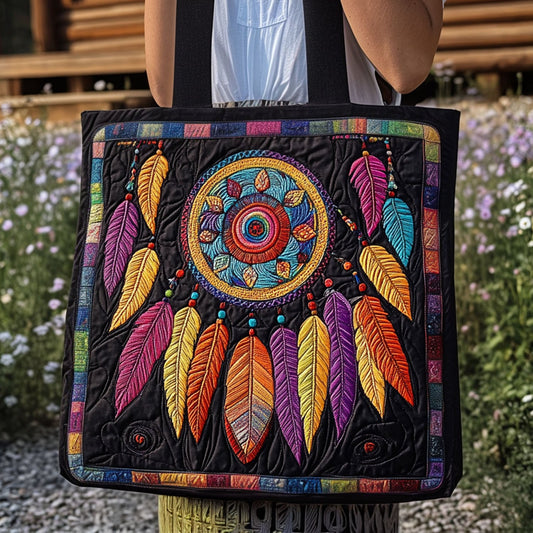 Midnight Guardian Quilted Tote Bag NCU0PT8336