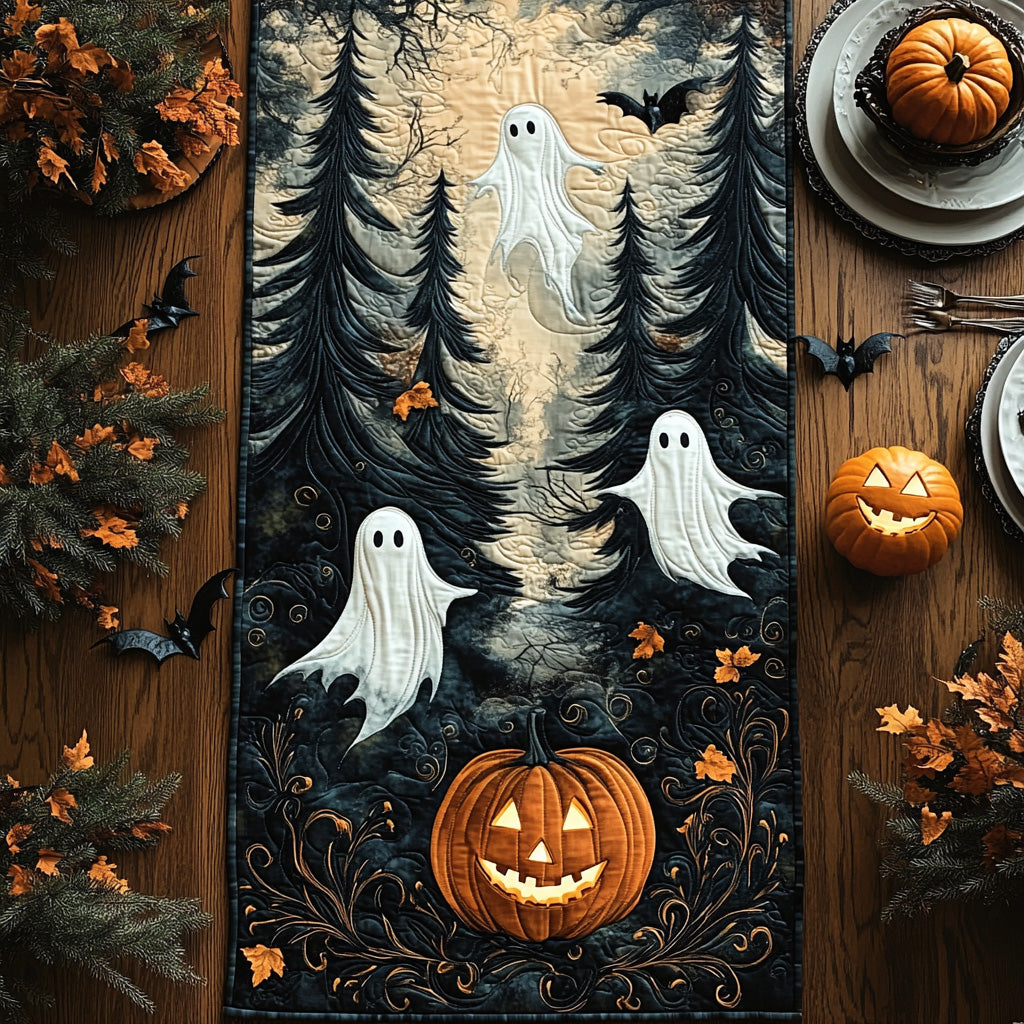 Midnight Haunt Quilted Table Runner NCU0DV7325