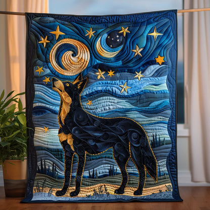 Midnight Heeler Quilted Blanket NCU0PT3350