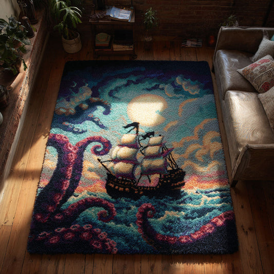 Midnight Kraken Area Rug NCU0PT9308