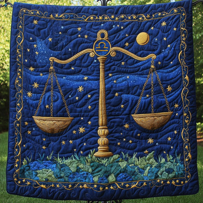 Midnight Libra Sky Quilted Blanket NCU0NT5829