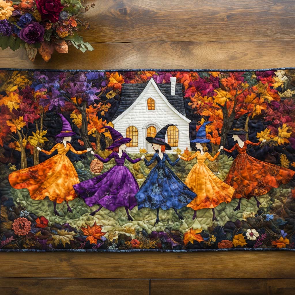 Midnight Magic Quilted Table Runner NCU0NT9483