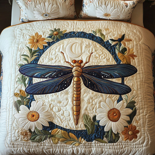 Midnight Majesty 3-Piece Quilted Bedding Set NCU0NT4581