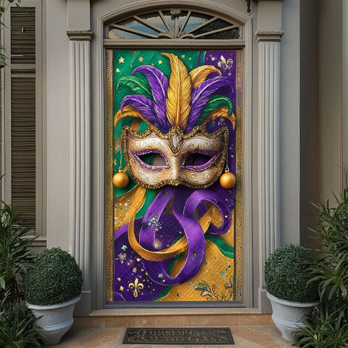 Midnight Masquerade Quilted Door Cover NCU0PT11068