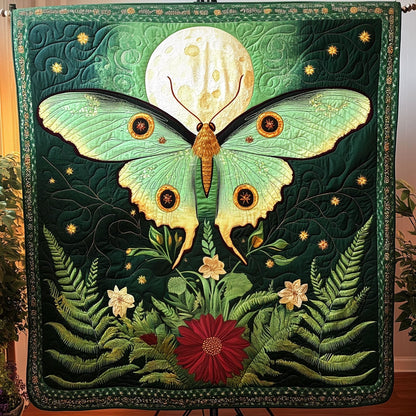 Midnight Moth Quilted Blanket NCU0PT6780