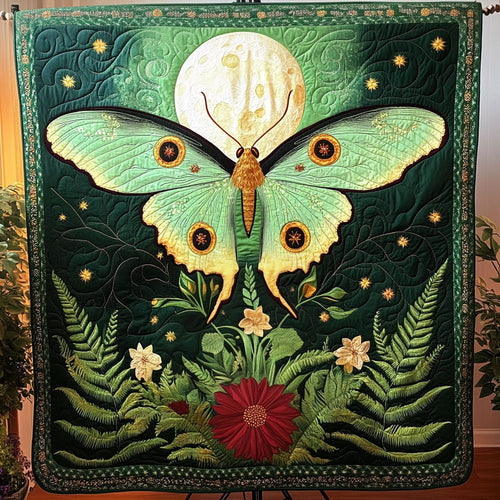 Midnight Moth Quilted Blanket NCU0PT6780