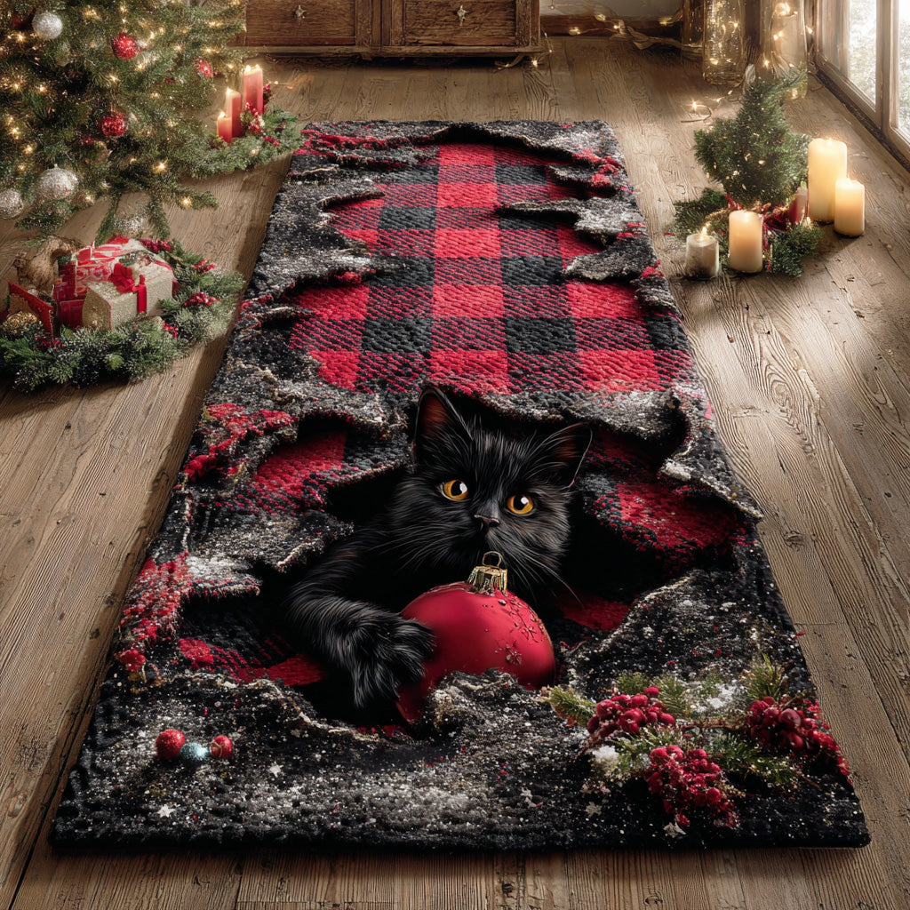 Midnight Noel Cat Runner Carpet NCU0TD1315