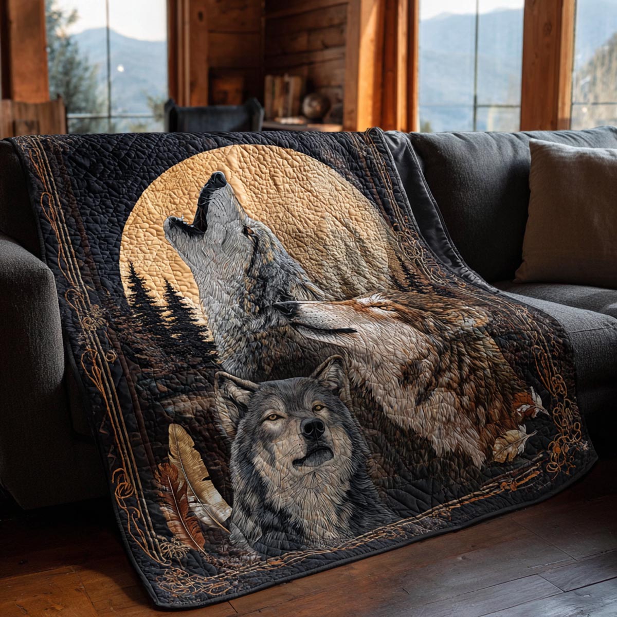 Midnight Pack Quilted Blanket NCU0DV9673