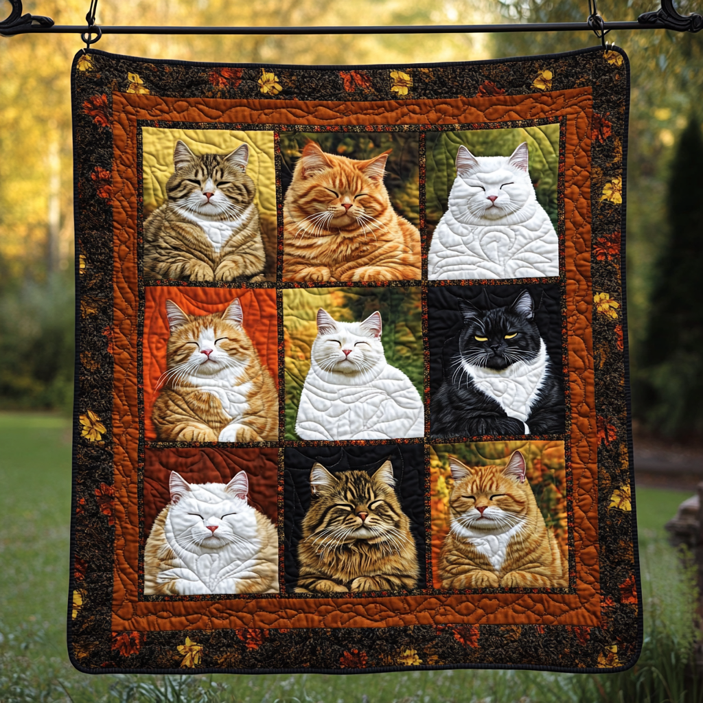 Midnight Purrs Quilted Blanket NCU0DK570