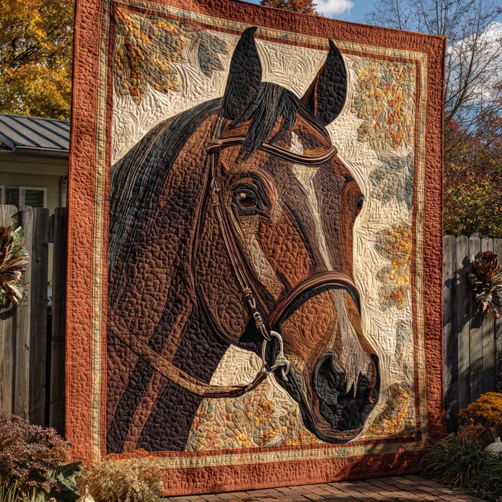 Midnight Reins Quilted Blanket NCU0XD080