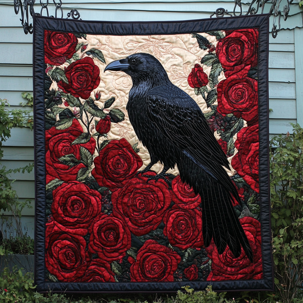 Midnight Sentinel Quilted Blanket NCU0DK836