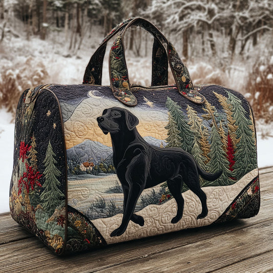 Midnight Snow Quilted Duffle Bag NCU0PT9081