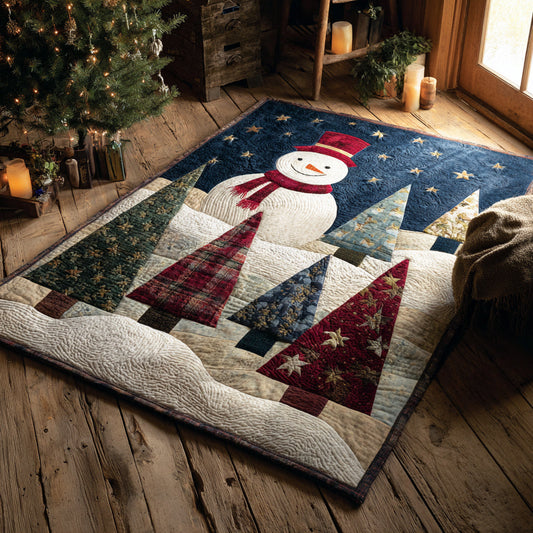 Midnight Snowman Star Area Rug NCU0HH1329