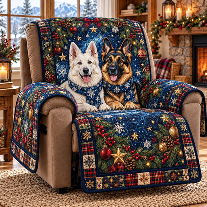 Midnight Star Christmas Quilted Sofa Cover NCU0PT12260