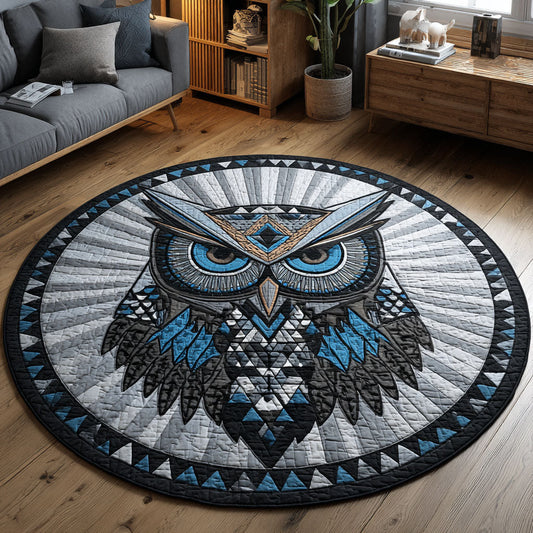 Midnight Talon Quilted Round Mat NCU0TV125