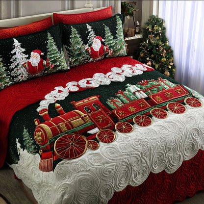 Midnight Train 3-Piece Quilted Bedding Set NCU0PT10313