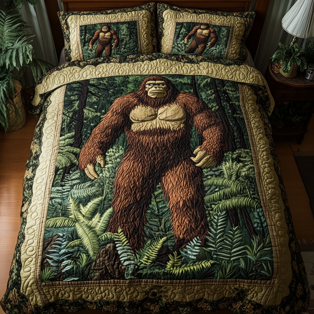 Midnight Trek 3-Piece Quilted Bedding Set NCU0VH5984