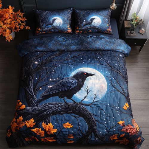 Midnight Whisper 3-Piece Quilted Bedding Set NCU0DK3830