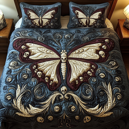 Midnight Wings 3-Piece Quilted Bedding Set NCU0VH1928
