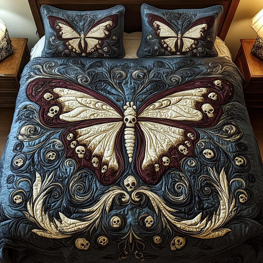 Midnight Wings 3-Piece Quilted Bedding Set NCU0VH1928
