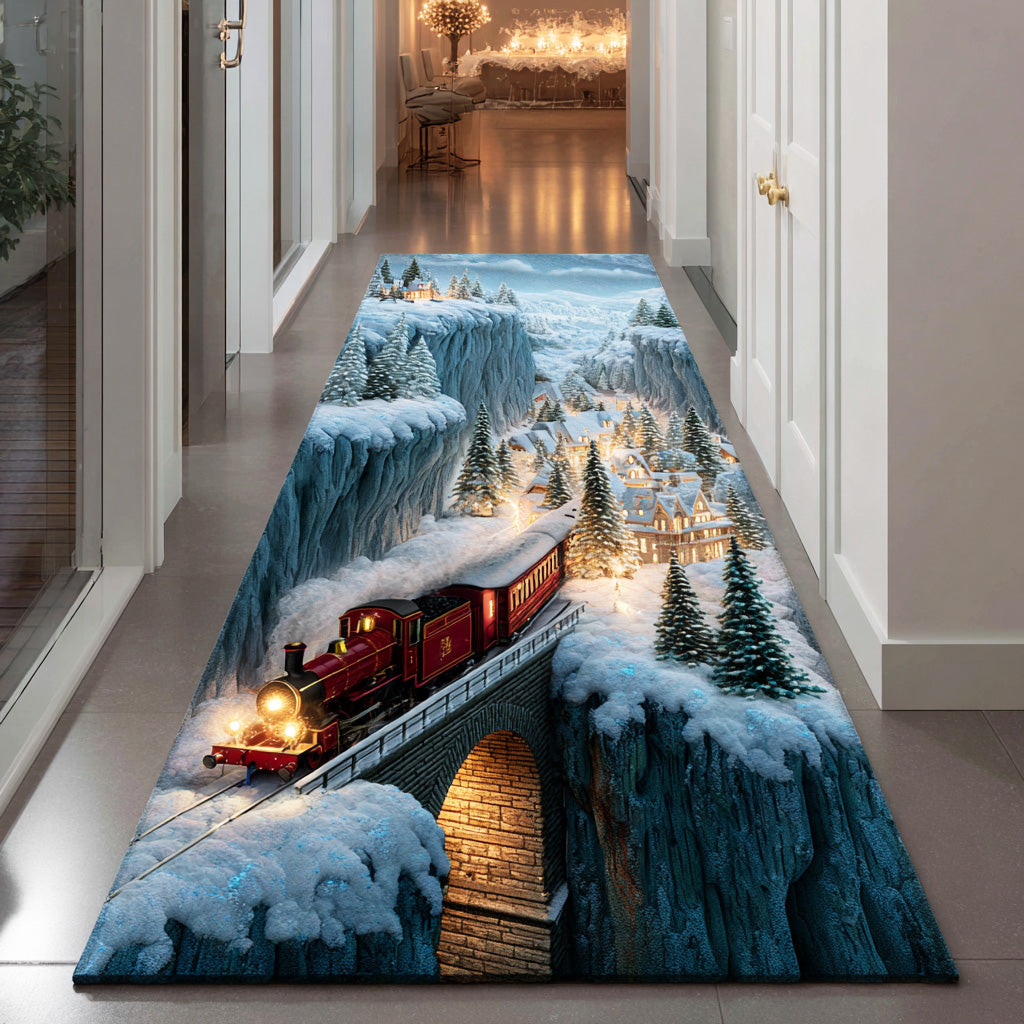 Midnight Winter Train Runner Carpet NCU0TD1678