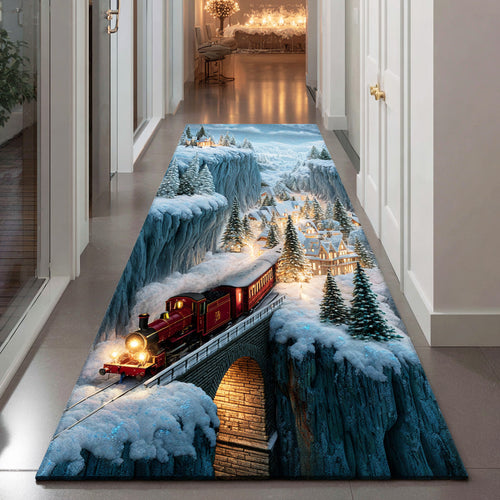 Midnight Winter Train Runner Carpet NCU0TD1678