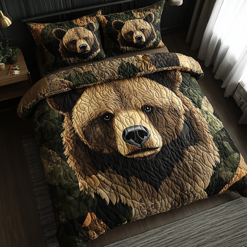 Mighty Claw 3-Piece Quilted Bedding Set NCU0DV2474
