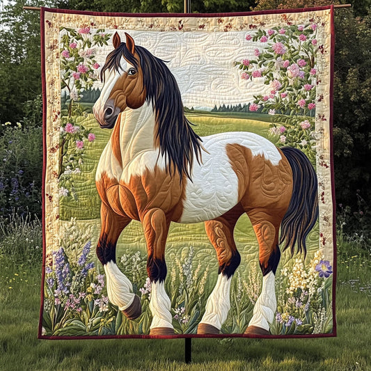 Mighty Clydesdale Quilted Blanket NCU0PT6158