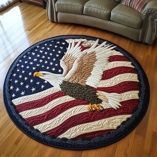 Mighty Eagle Quilted Round Mat NCU0DK8685