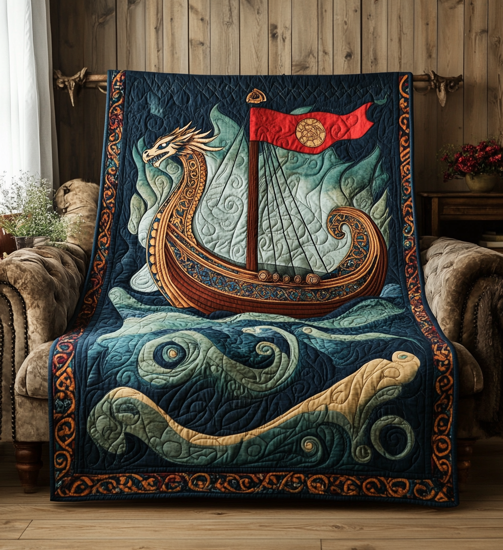 Mighty Navigator Quilted Blanket NCU0DV915