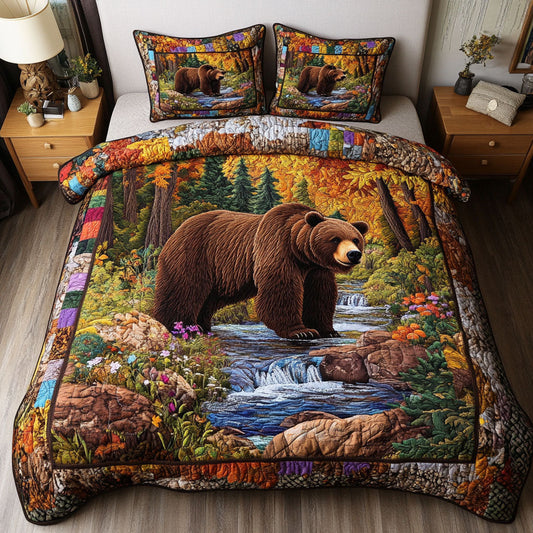 Mighty Paws 3-Piece Quilted Bedding Set NCU0NT2855